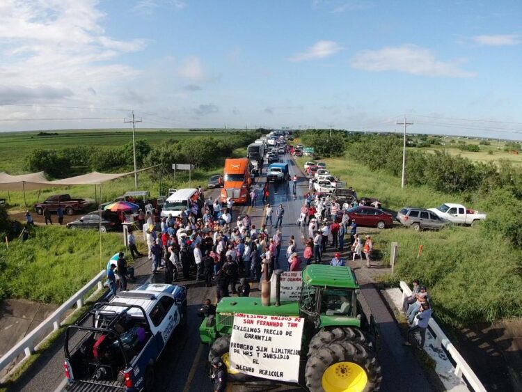 Productores de granos bloquearán carreteras en Tamaulipas