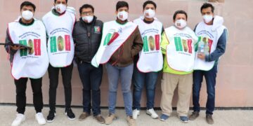 Covid-19 no detiene peregrinación de victorenses a la Básilica de Guadalupe