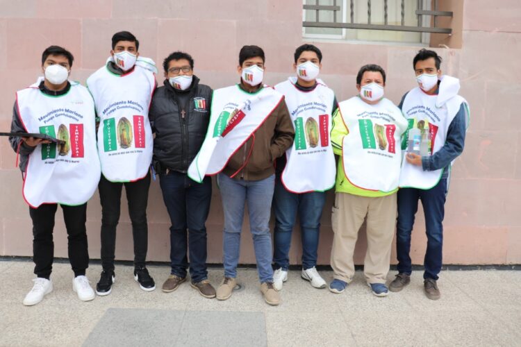 Covid-19 no detiene peregrinación de victorenses a la Básilica de Guadalupe