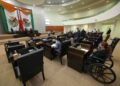Tras derrame cerebral, diputada de Tamaulipas regresa al Congreso en silla de ruedas