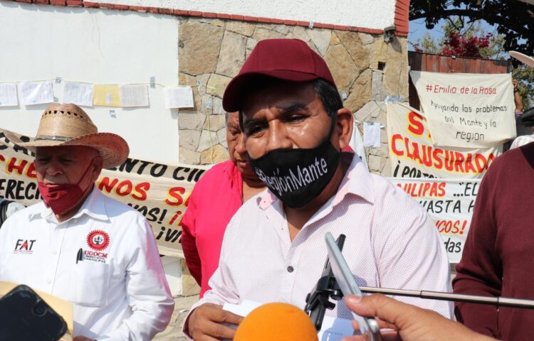 Protestan contra José Ramón Gómez Leal