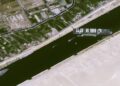 Canal de Suez: las impresionantes imágenes satelitales del impacto del bloqueo causado por el Ever Given