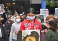 Marchan por mujeres desaparecidas en Tamaulipas