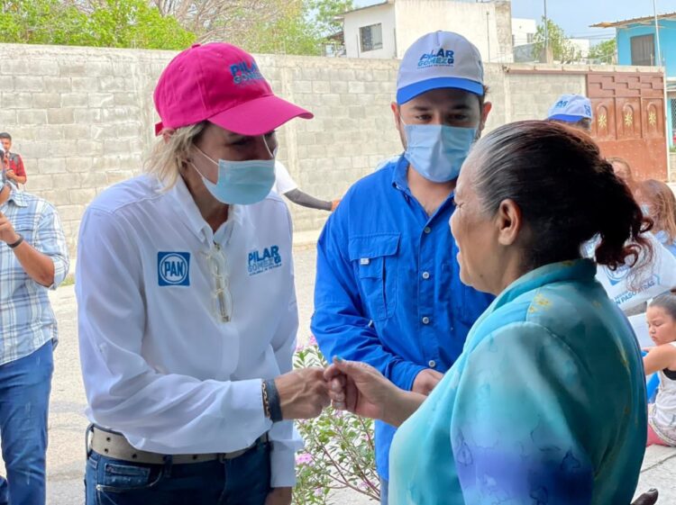Hace Pilar compromiso con las mujeres de Victoria