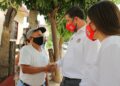 Vecinos de La Moderna y La Echeverría reciben a Alex Montoya