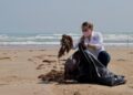 Limpian sargazo en la playa Miramar, levantan dos toneladas de algas