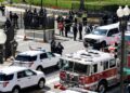 Muere un policía del Capitolio en ataque a las afueras del edificio; el sospechoso falleció