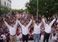 Victoria dice ¡Ya Basta! y marcha por el agua
