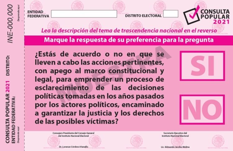 Inicia cuenta regresiva para la Consulta Popular