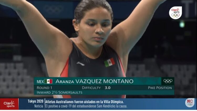 Clavadista mexicana avanza a semifinales en los Juegos Olímpicos