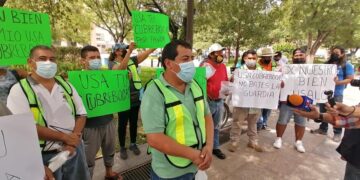 Reparten mil 500 cubrebocas en el centro de la capital de Tamaulipas