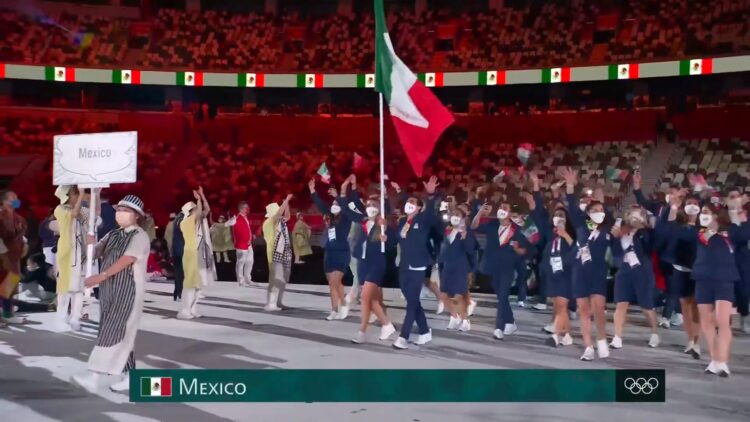 Delegación mexicana lució traje bordado de tehuano en los Juegos Olímpicos
