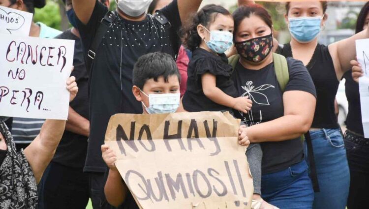 «Quimios ya» exigen a AMLO con marcha en la Ciudad de México