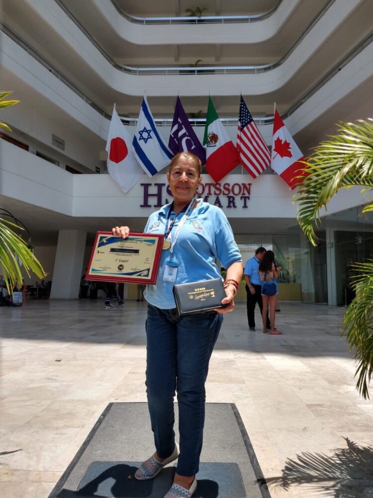La victorense Berta Marínez es campeona nacional de Dominó