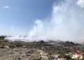 Controla Protección Civil incendio en relleno sanitario de Victoria