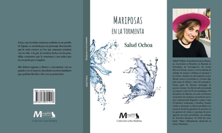 «Mariposas en la tormenta», la nueva novela Salud Ochoa que promete emociones
