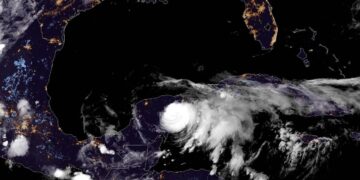 Huracán Grace tocó tierra en Tulum