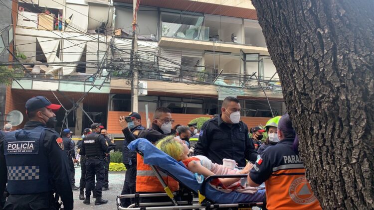 Explosión deja 26 lesionados en la CDMX