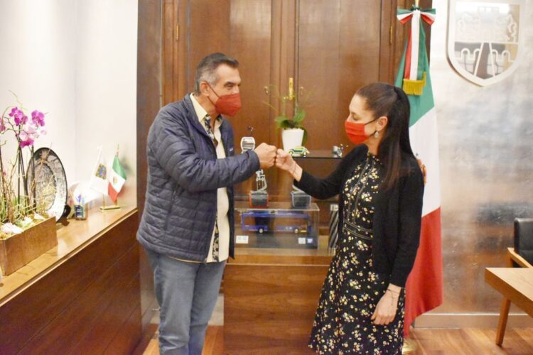 Américo Villarreal se reunió con Claudia Sheinbaum