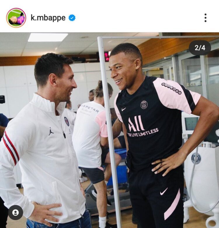 Mbappé califica a Messi como una «leyenda»