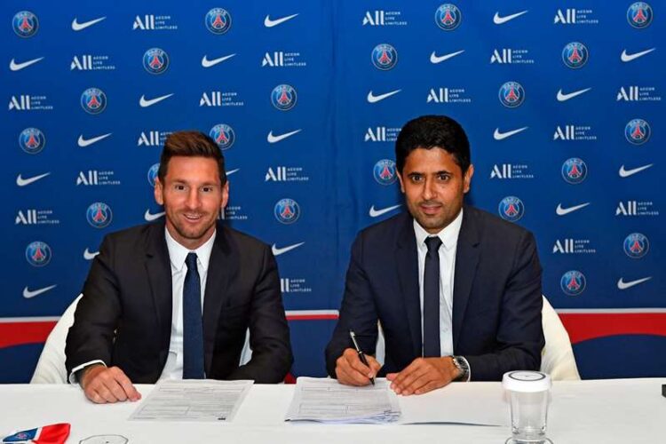 Messi dice estar feliz por ser parte del PSG