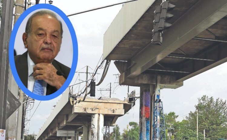 Carlos Slim reparará tramo de Línea 12
