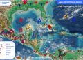 Posible ciclón en el Golfo de México iría a Estados Unidos