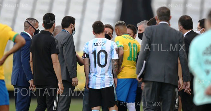Suspenden el partido Brasil-Argentina para deportar a 4 jugadores