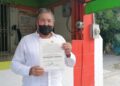 Recibe Gustavo Cárdenas constancia como diputado local electo