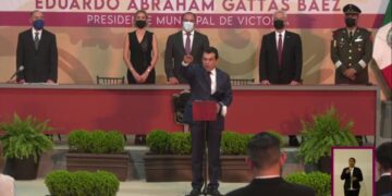 Protesta Eduardo Gattás como alcalde de Victoria