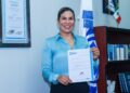 Sale Magda Moreno del gabinete de Cabeza de Vaca