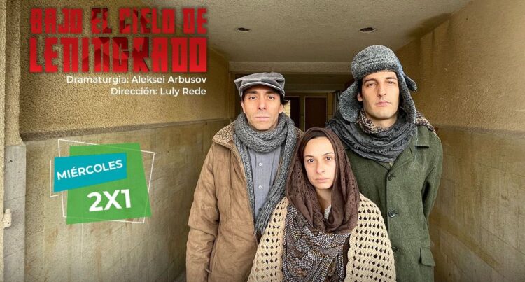 Assira Abate actúa en «Bajo el cielo de Leningrado» en el Foro la Gruta del Centro Cultural Helénico