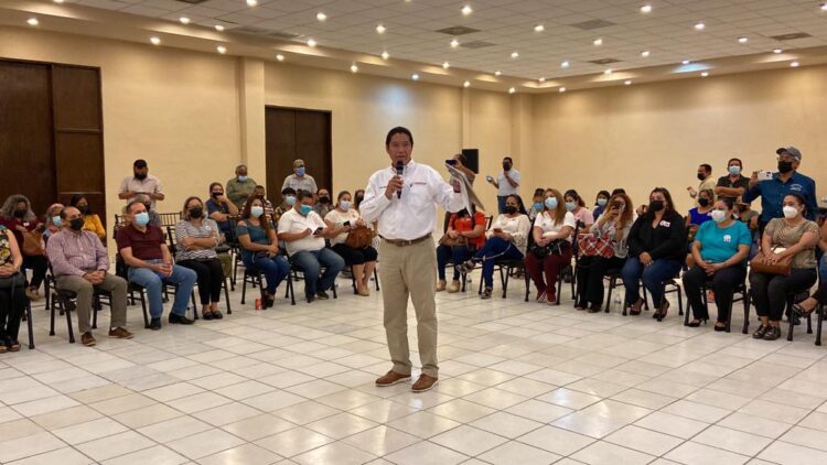 Supervisa Rodolfo González Valderrama en Río Bravo el programa La Escuela es Nuestra