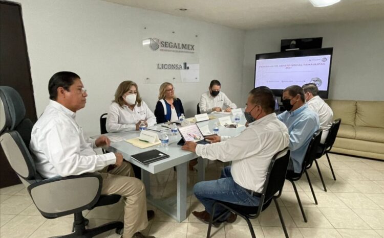 Supervisa González Valderrama programas alimentarios en Tamaulipas