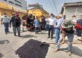 Municipio inicia bacheo en calles de Victoria