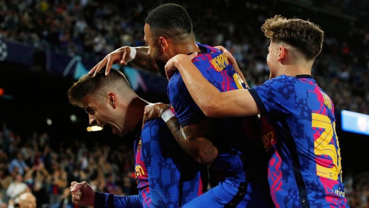 Barcelona gana en la Champions con gol de Piqué