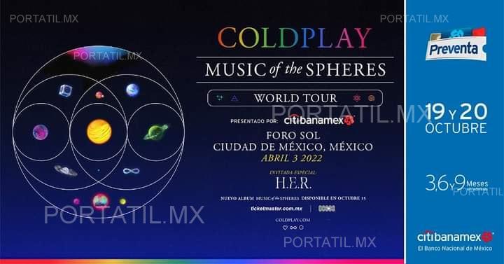 Tendrá Coldplay tres presentaciones en México