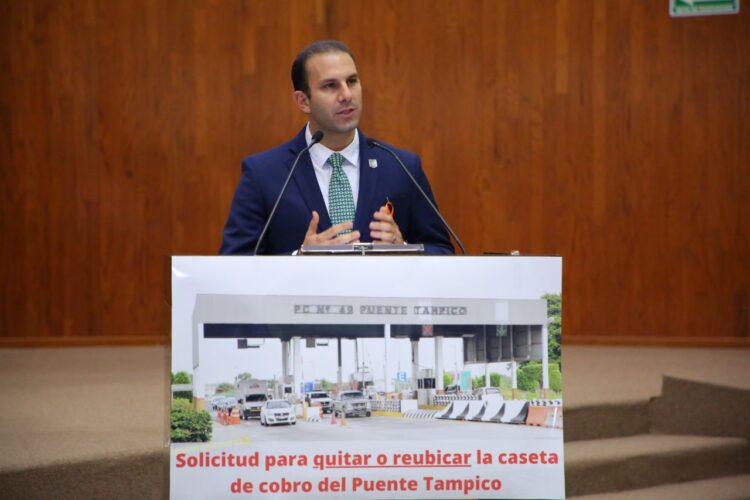 Pide diputado quitar la caseta de cobro del Puente Tampico