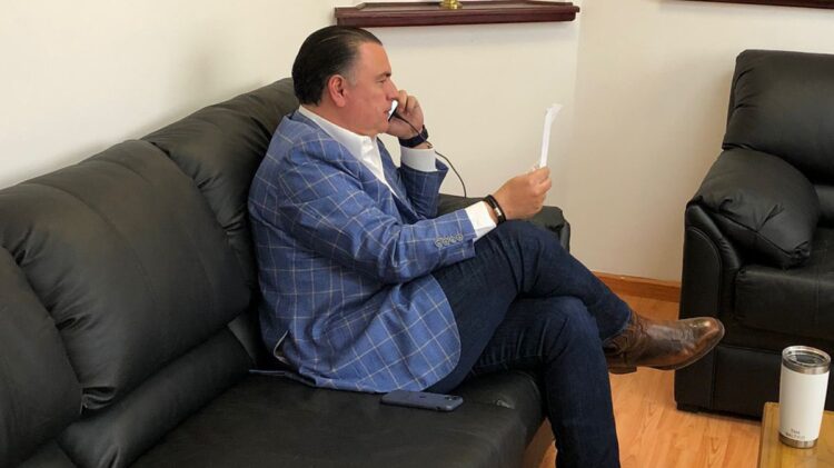 Revisa Gerardo Peña temas de seguridad de Tamaulipas