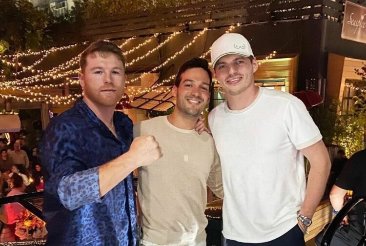 «Canelo» Álvarez y Max Verstappen, juntos en Miami