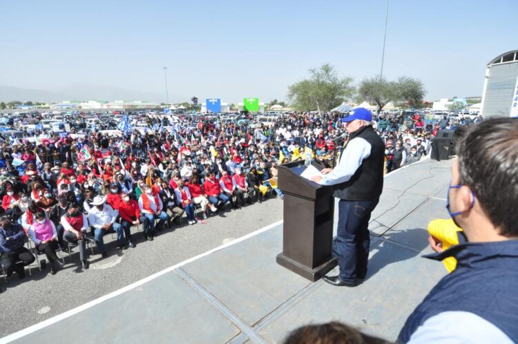 Más de 20 mil Tamaulipecos acompañan a César Verástegui en el arranque de su precampaña