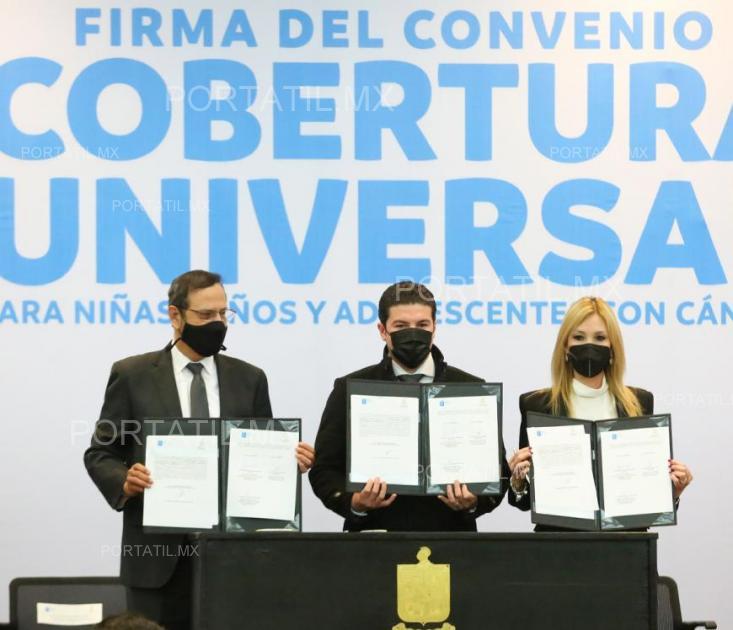 Garantizan en Nuevo León tratamiento a niños con cáncer