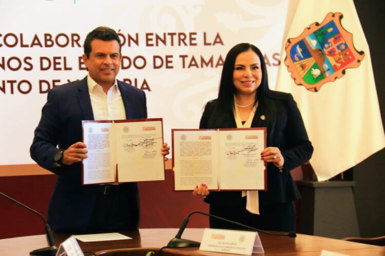 Suscribe convenio Gobierno de Victoria con la CODHET
