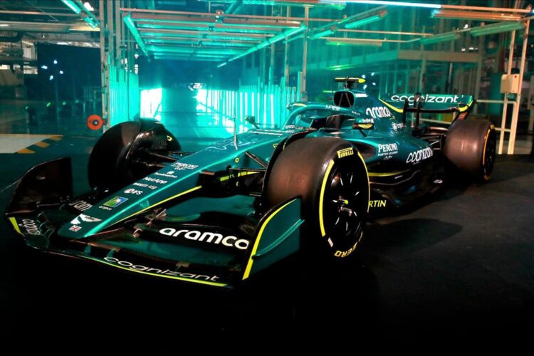 Conoce el AMR22, el nuevo monoplaza de Aston Martin para F1