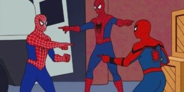 Tobey Maguire, Tom Holland y Andrew Garfield recrean famoso meme de Spider-Man