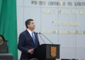 Entre protestas, rinde su último Informe el gobernador de Tamaulipas