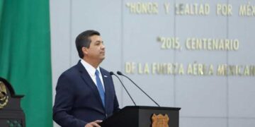 Entre protestas, rinde su último Informe el gobernador de Tamaulipas