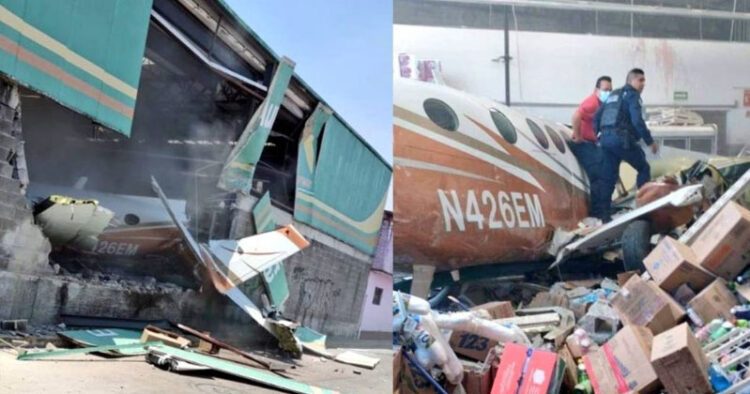 Tragedia en un supermercado de Temixco tras caída de avioneta