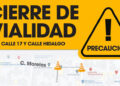 Cierre de vialidades por registro de candidatos este domingo 27