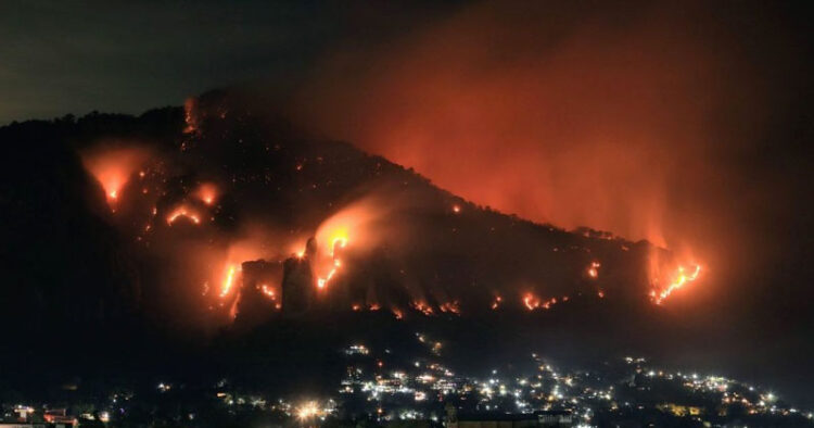 ¿Quién fue el sujeto que incendió el cerro en Tepoztlán?